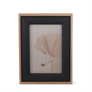 Black Linen Photo Frame for a 4x6 Photo- 6"