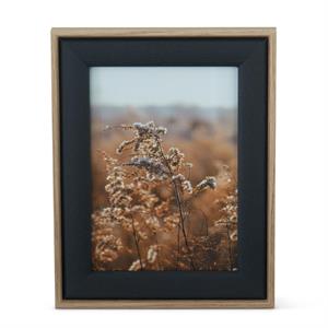 Black Linen Photo Frame for a 5x7 Photo - 7"