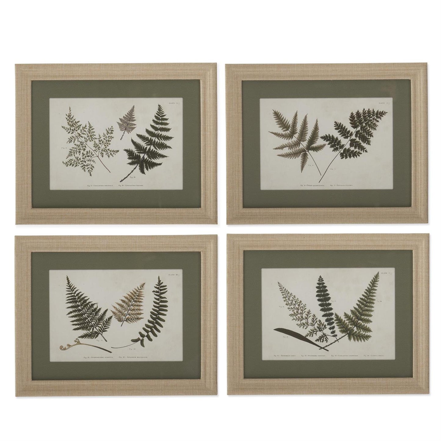Burlap Wrapped Wood Framed Prints - 15.75"