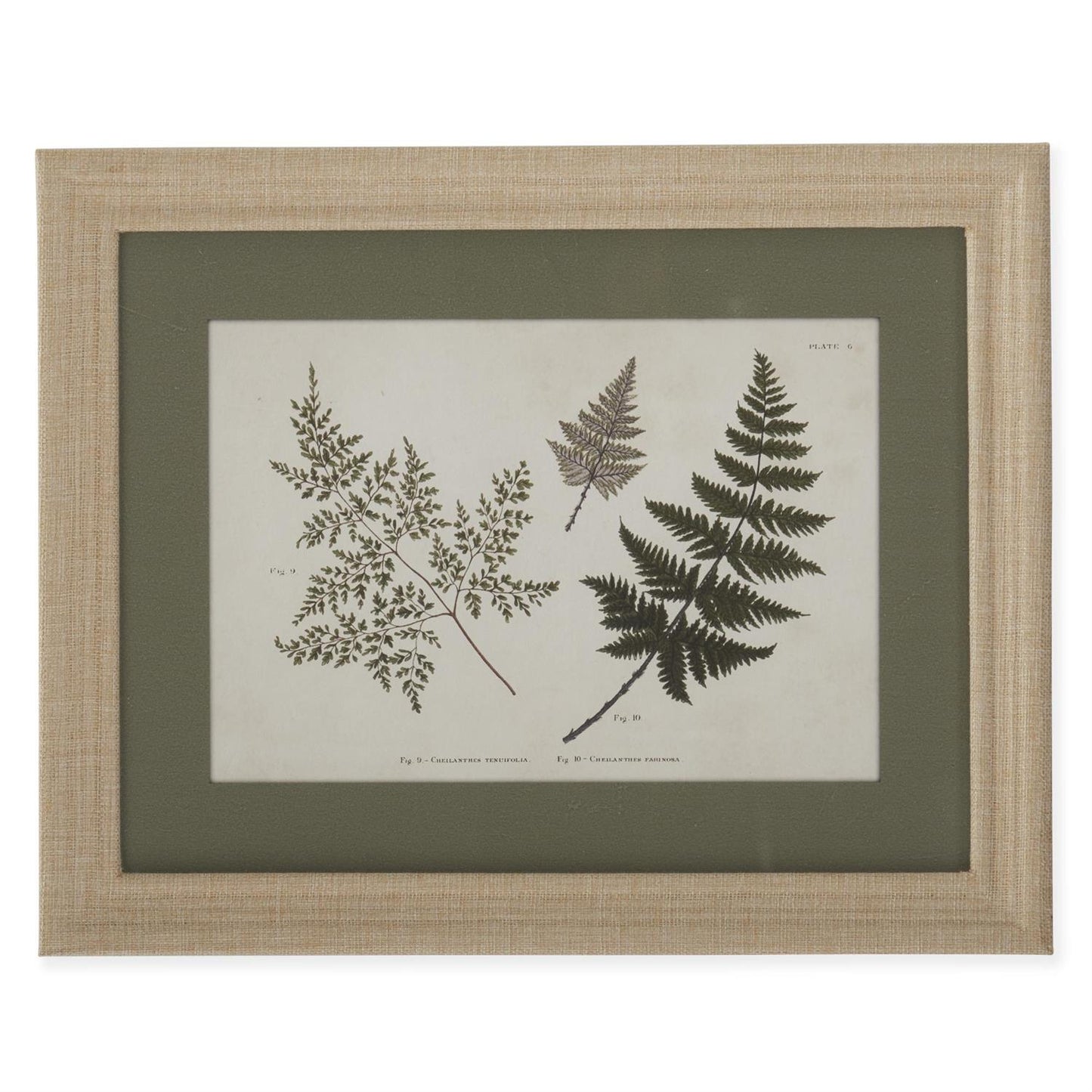 Burlap Wrapped Wood Framed Prints - 15.75"