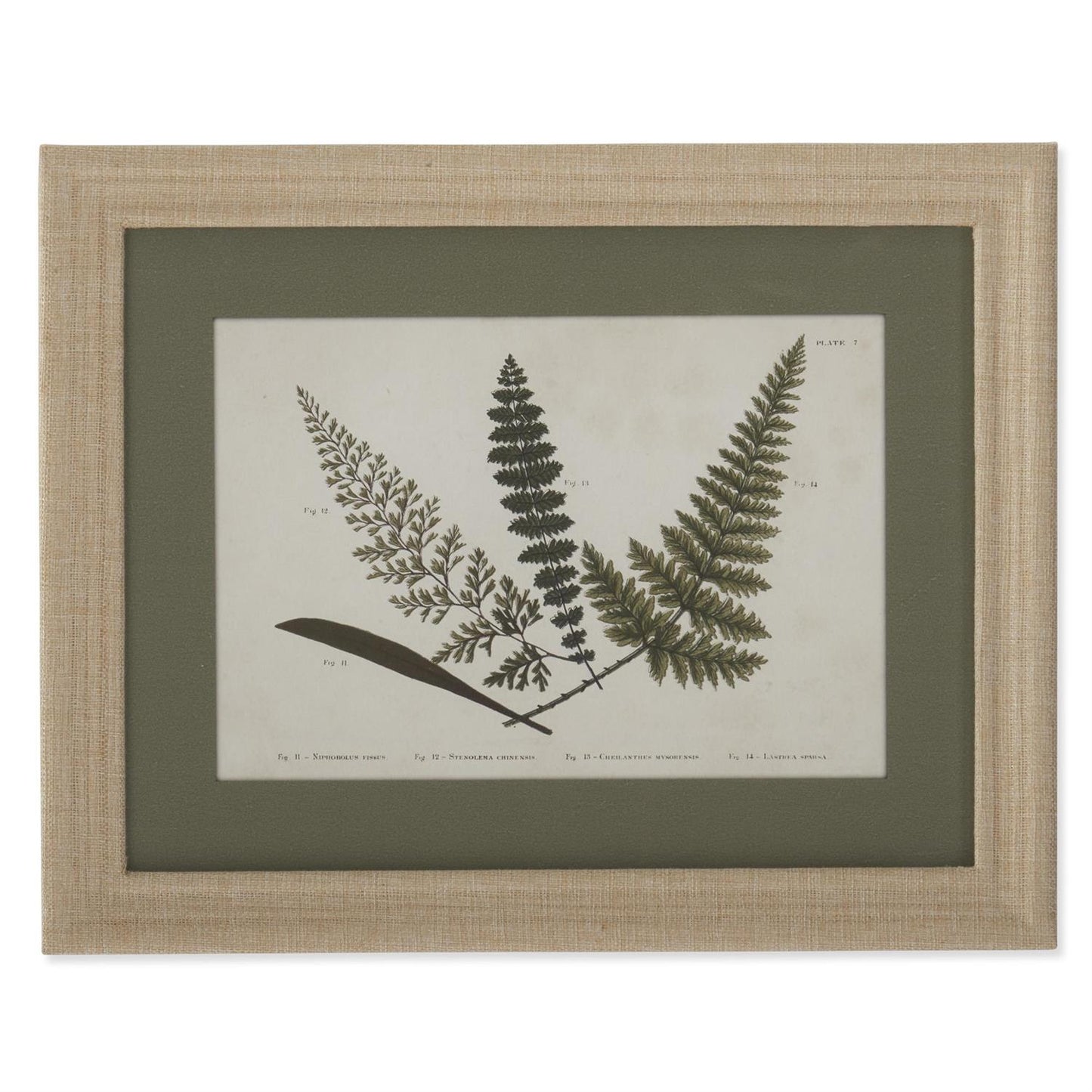Burlap Wrapped Wood Framed Prints - 15.75"