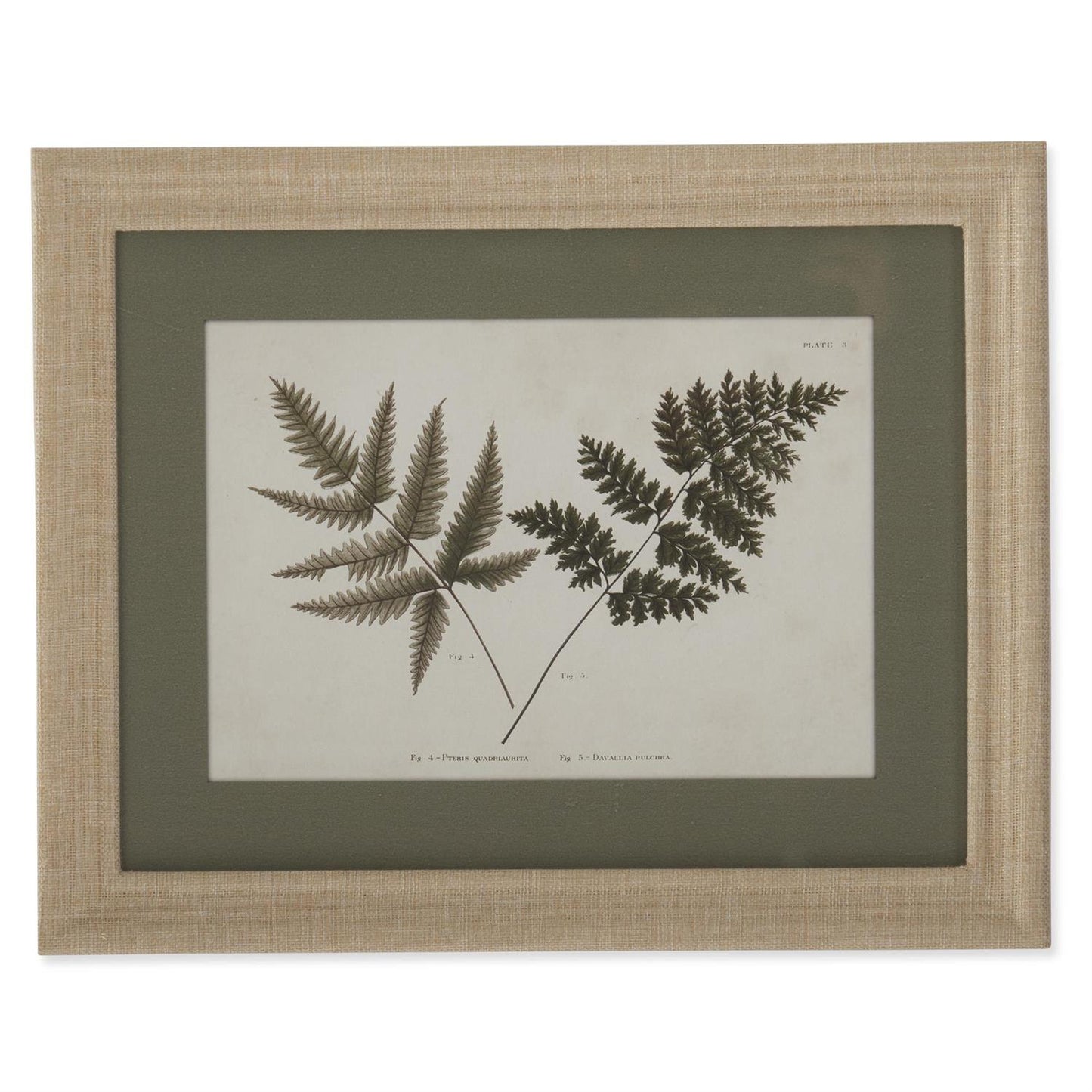 Burlap Wrapped Wood Framed Prints - 15.75"