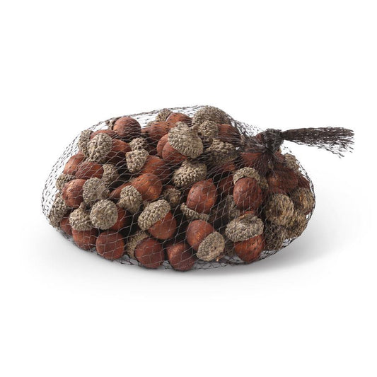 Bag of 75 Brown Wood Acorns