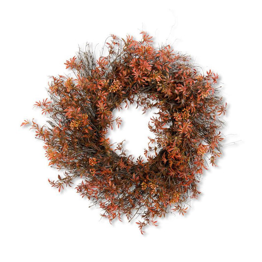 24" Fall Japanese Maple Wreath