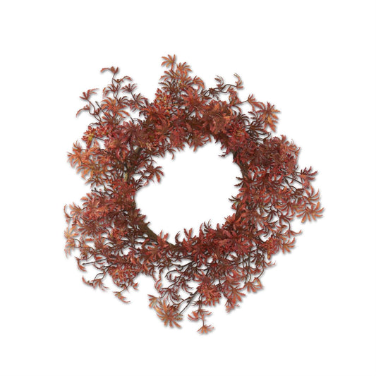 14" Fall Japanese Maple Candle Ring