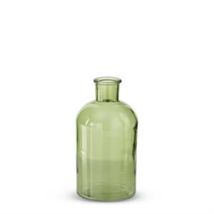 Green Glass Bottle - 7.75"