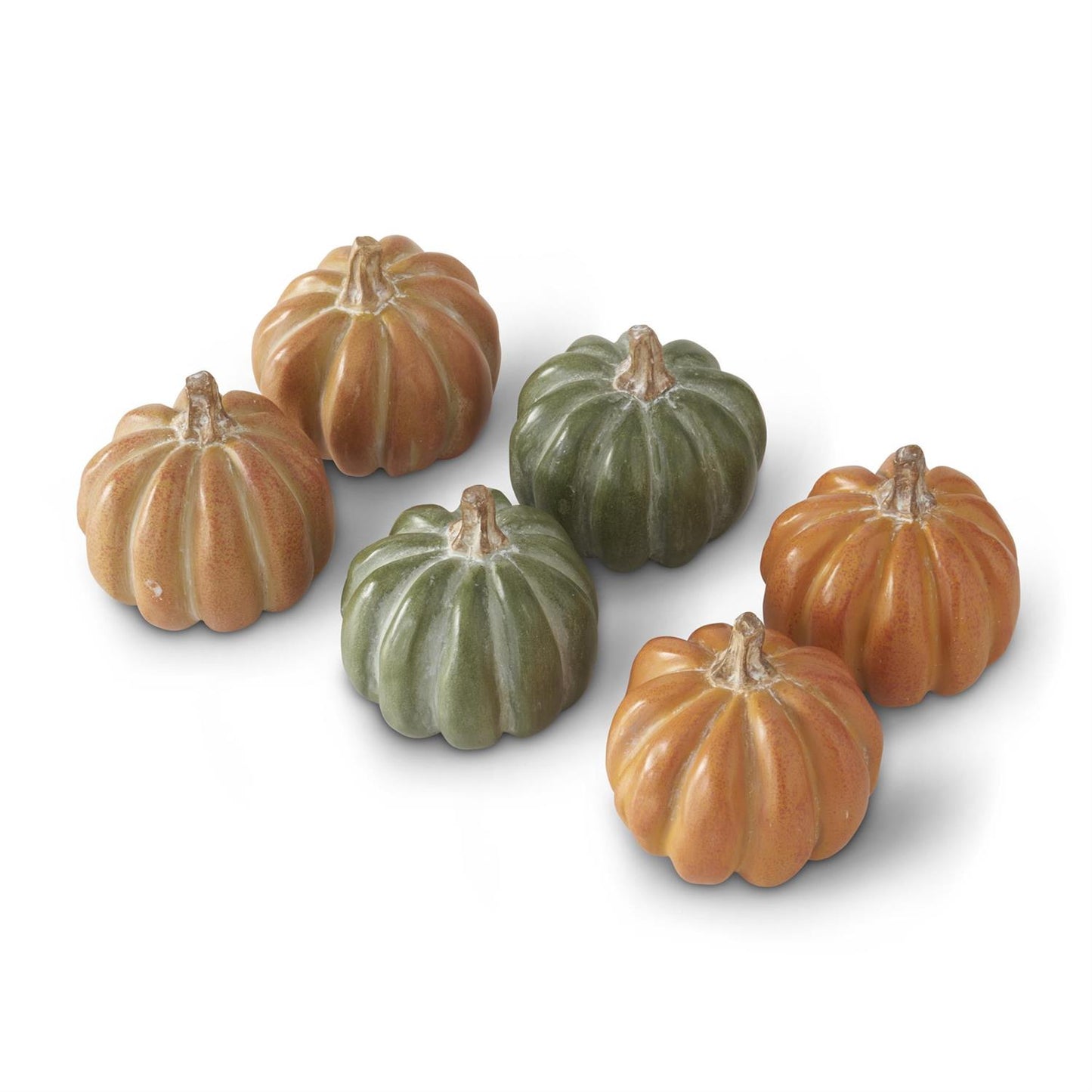 Resin Pumpkins - Assorted Colors , 3"