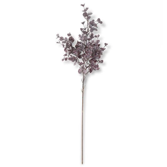 Purple White Washed Eucalyptus Stem - 32"