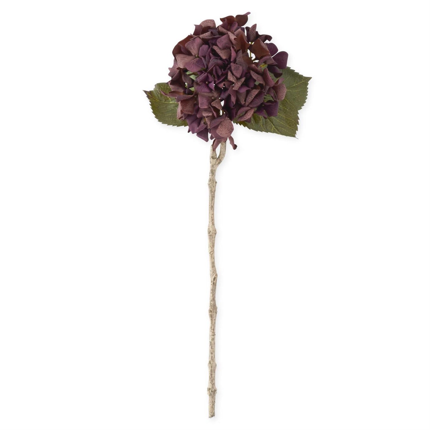Purple w/Brown Real Touch Hydrangea - 24.5"