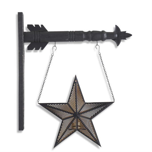 Black Metal Star Lantern Arrow Replacement - 12"