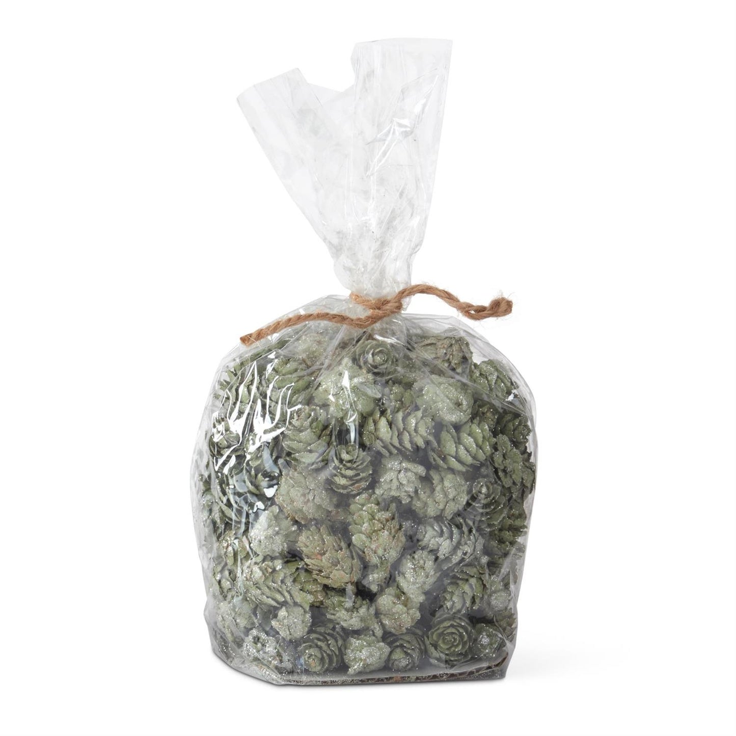 Bag of Green Mini Pinecones
