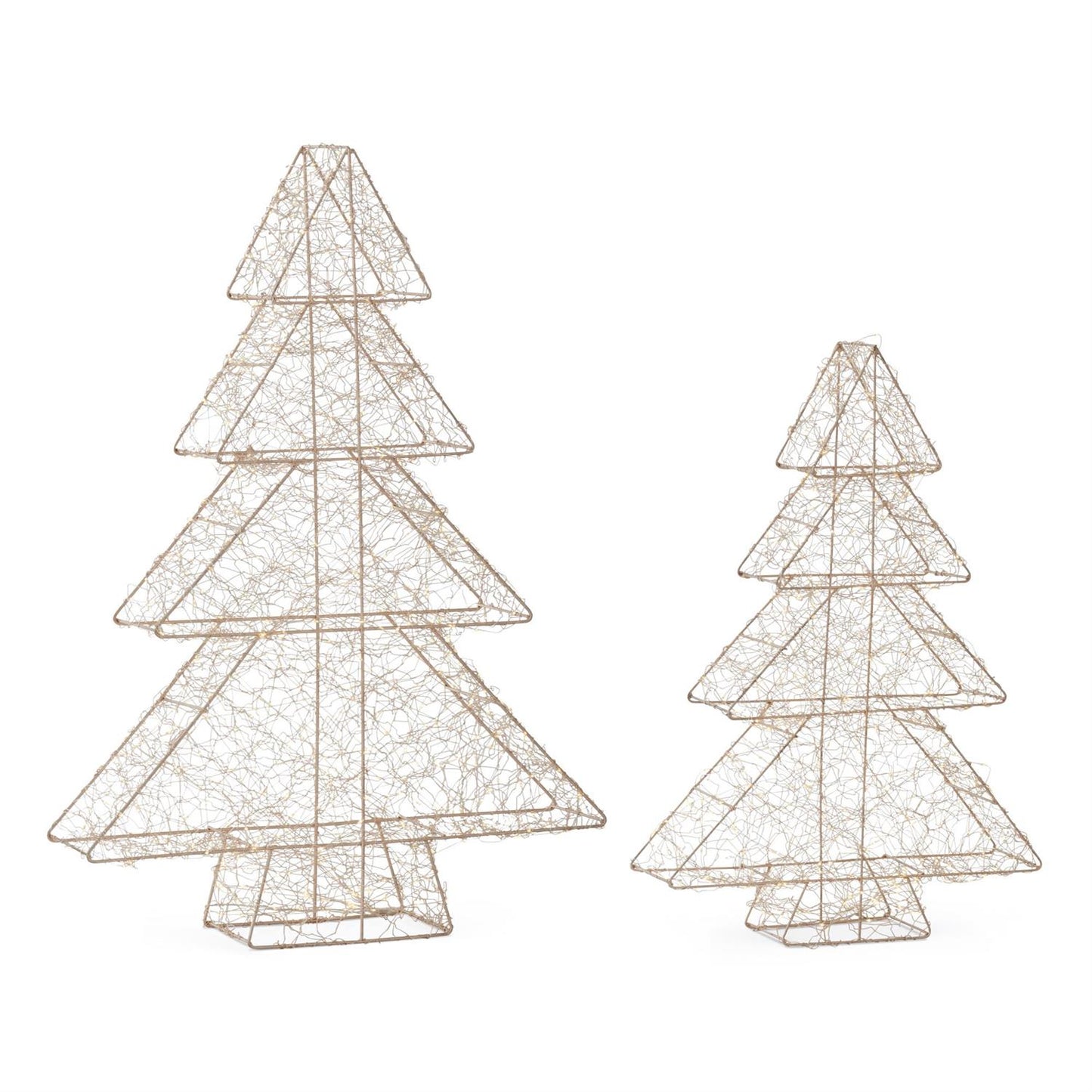 LED Silver Christmas Tree - Electric, 24"
