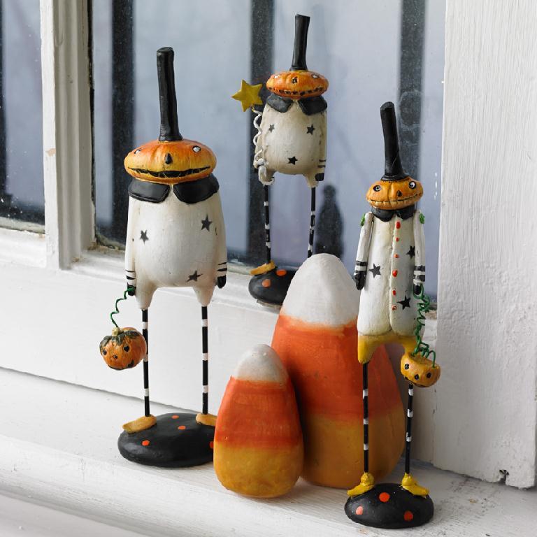 Resin Candy Corn - Set of 2, 4"