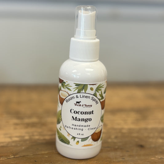 Room and Linen Spray - Coconut Mango -4oz