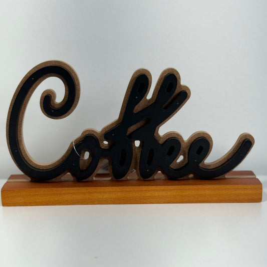 Coffee Sign - Wood