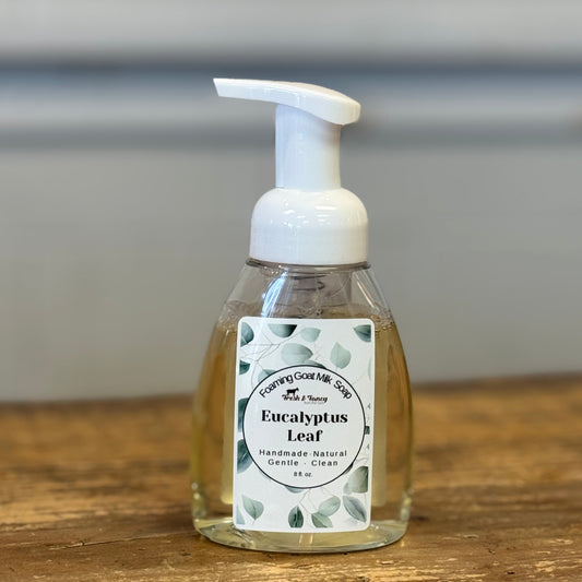 Foaming Goat Milk Soap - Eucalyptus Leaf, 8 fl oz