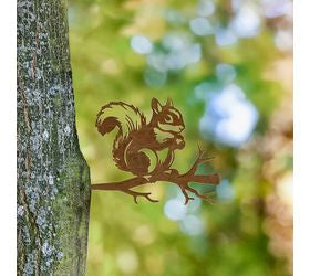 Rusty Squirrel Tree Spike - 11"