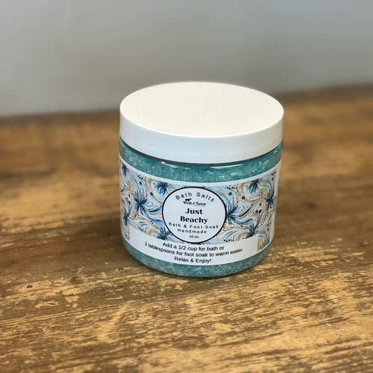 Bath & Foot Soak - Just Beachy, 16 oz