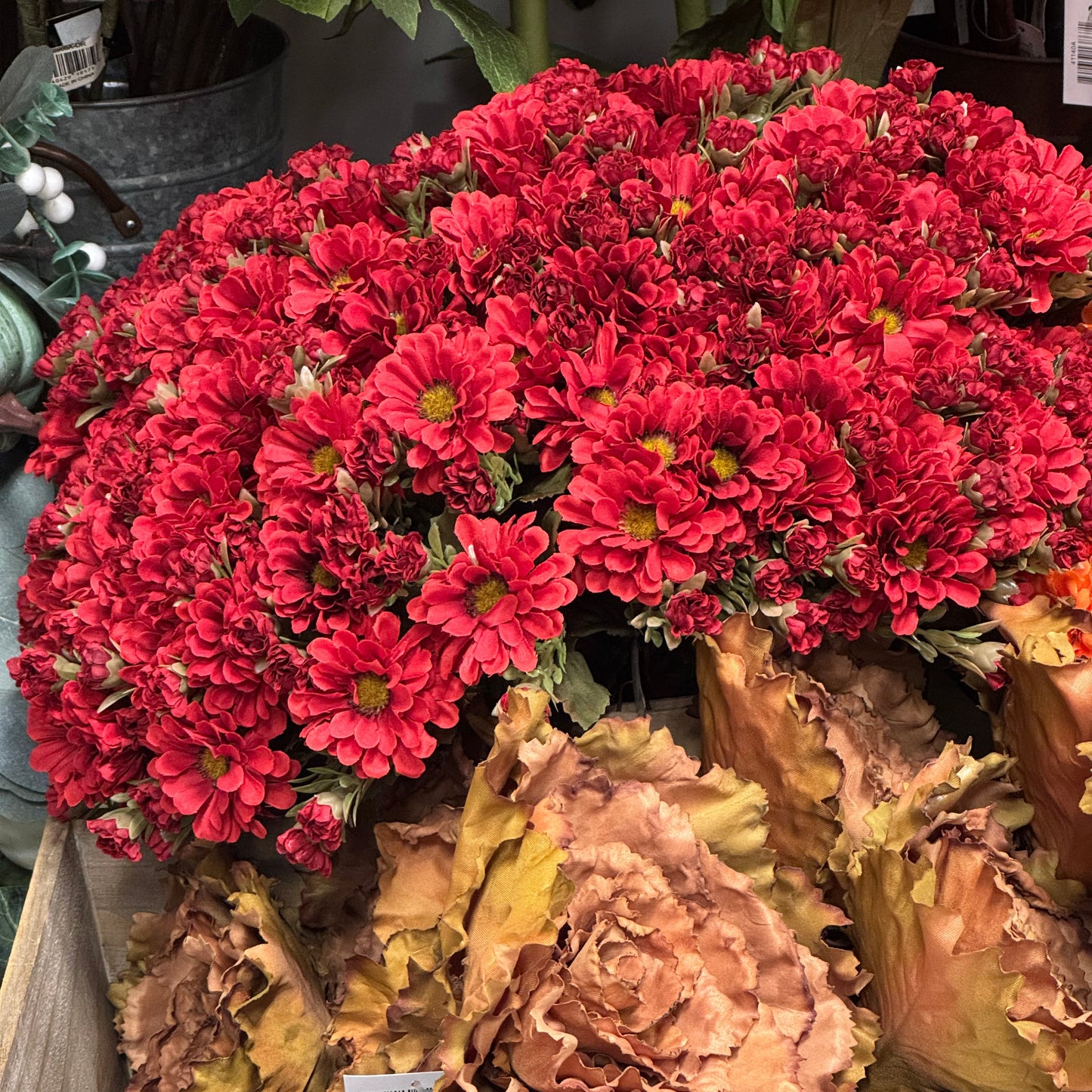 Mum Bush - Burgundy, 15"