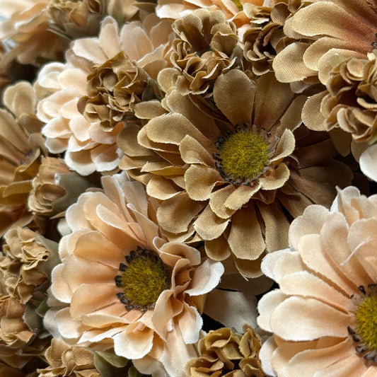 Mum Bush - Beige, 15"