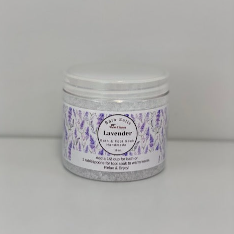 Bath Salts - Lavender, 16oz