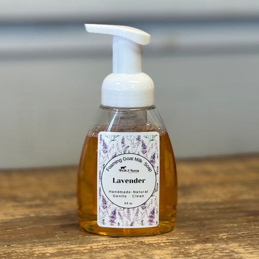 Foaming Goat Milk Soap - Lavender, 8oz