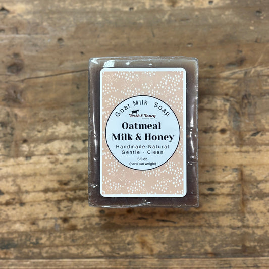 Goat Milk Bar Soap - Oatmeal Milk & Honey, 5.5 fl.oz