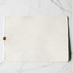 Ivory Fabric Placemat - 18x13