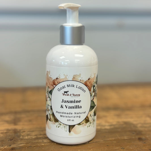 Goat Milk Lotion - Jasmine & Vanilla, 8 fl oz